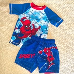 Marvel Spider-Man swim set 4t